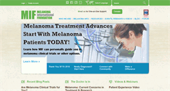 Desktop Screenshot of melanomainternational.org
